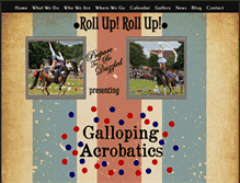 Tablet Screenshot of gallopingacrobatics.com